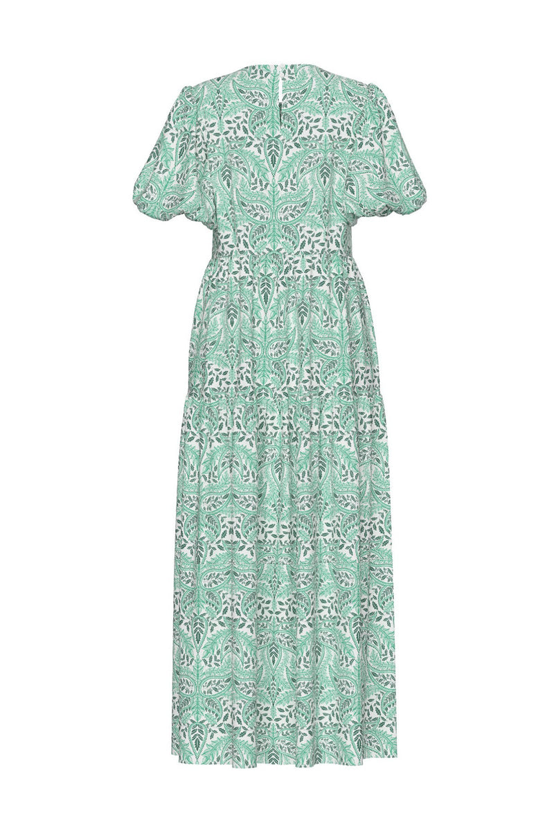 YAS YASBOTANICO SS ANKLE DRESS S.