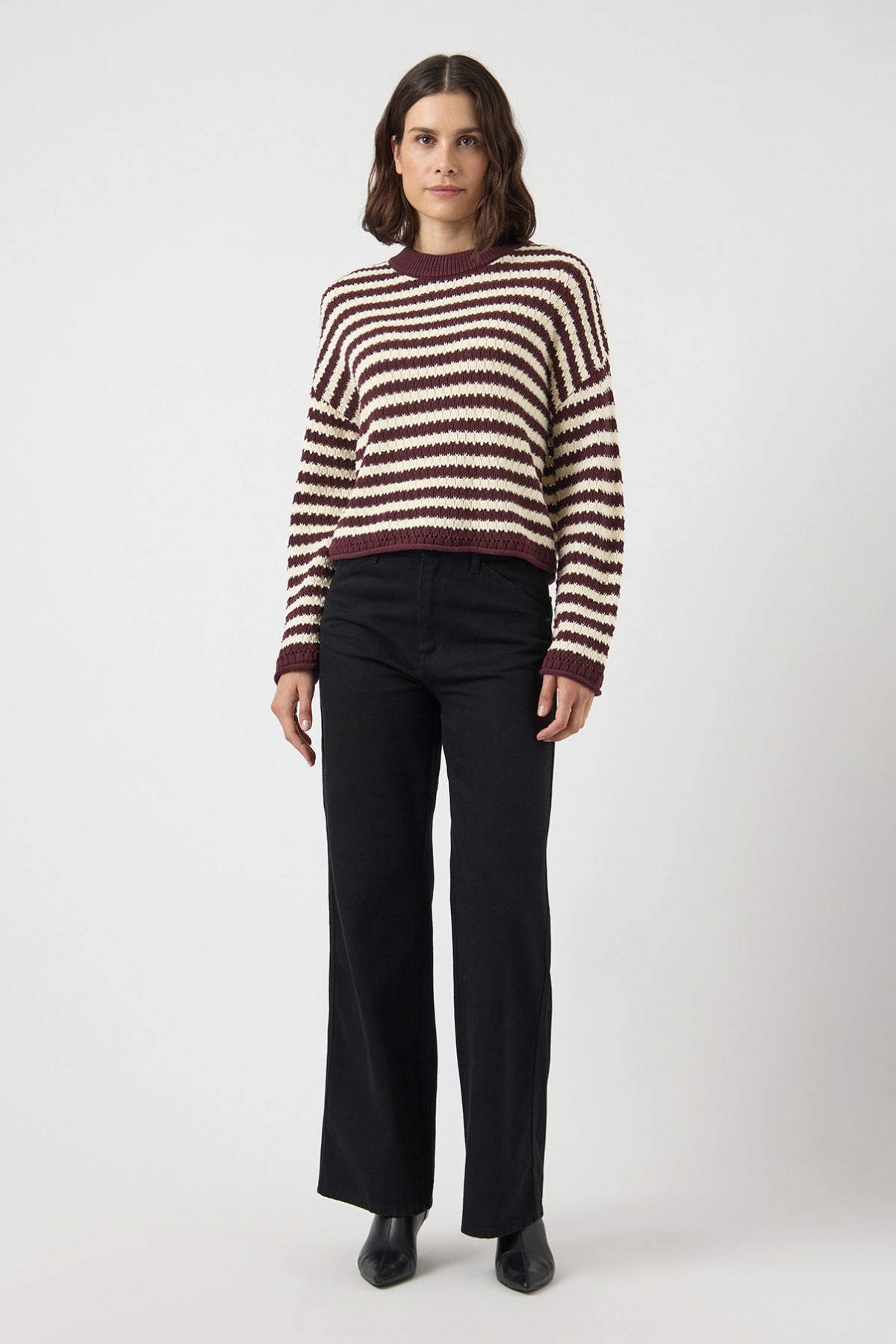 YAS YASPORTA LS KNIT PULLOVER S.