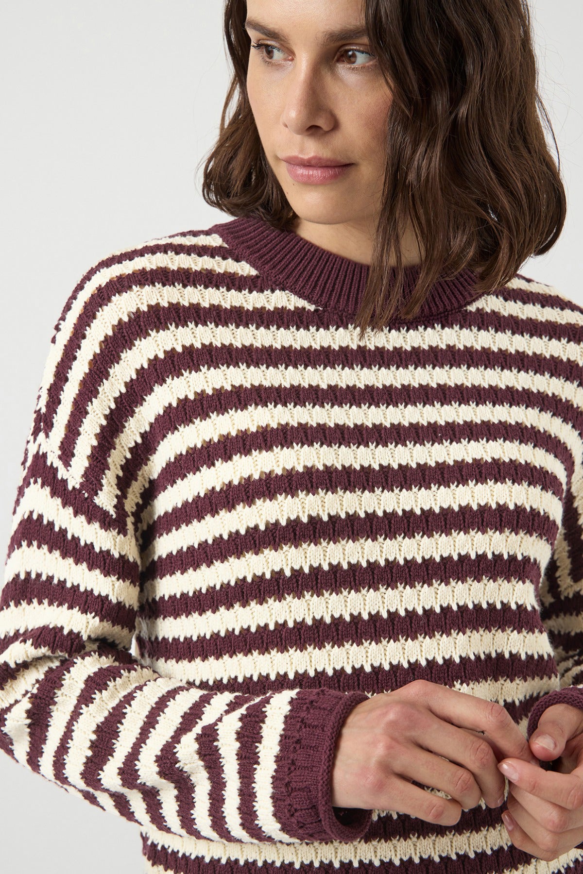 YAS YASPORTA LS KNIT PULLOVER S.