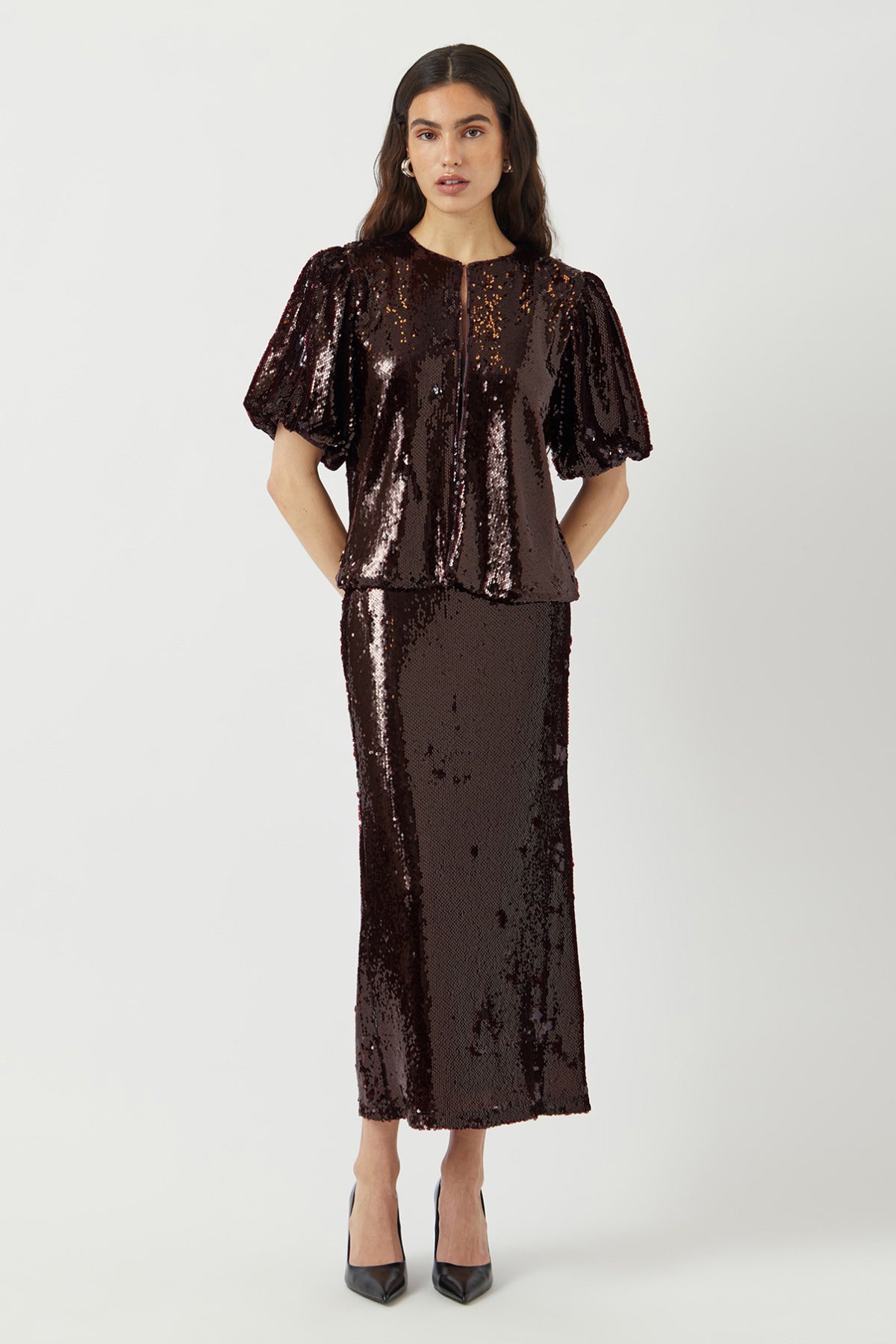 YAS YASROYALINA 2/4 SEQUIN TOP - SHOW