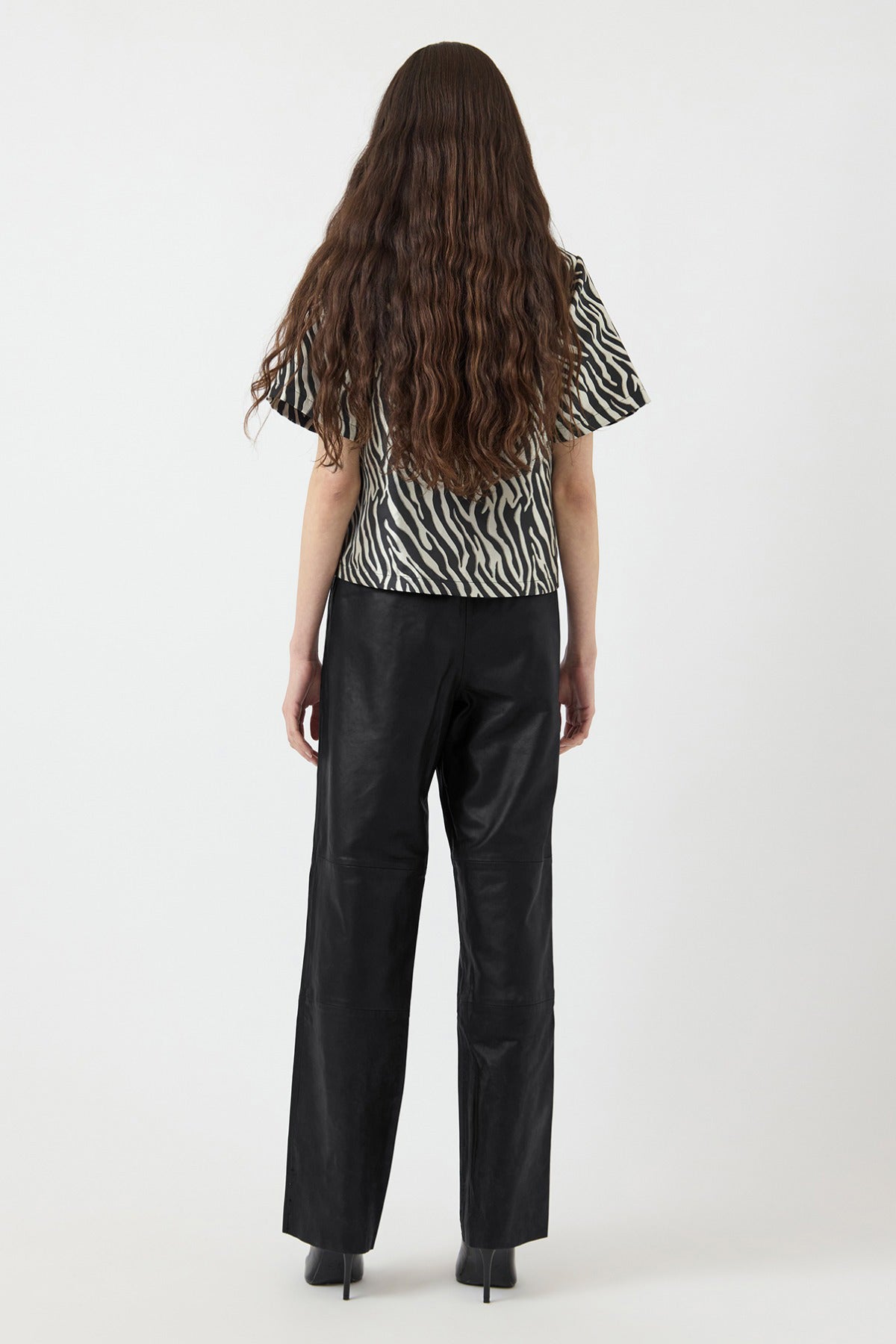 YAS YASSOPHIE HW LEATHER PANTS NOOS