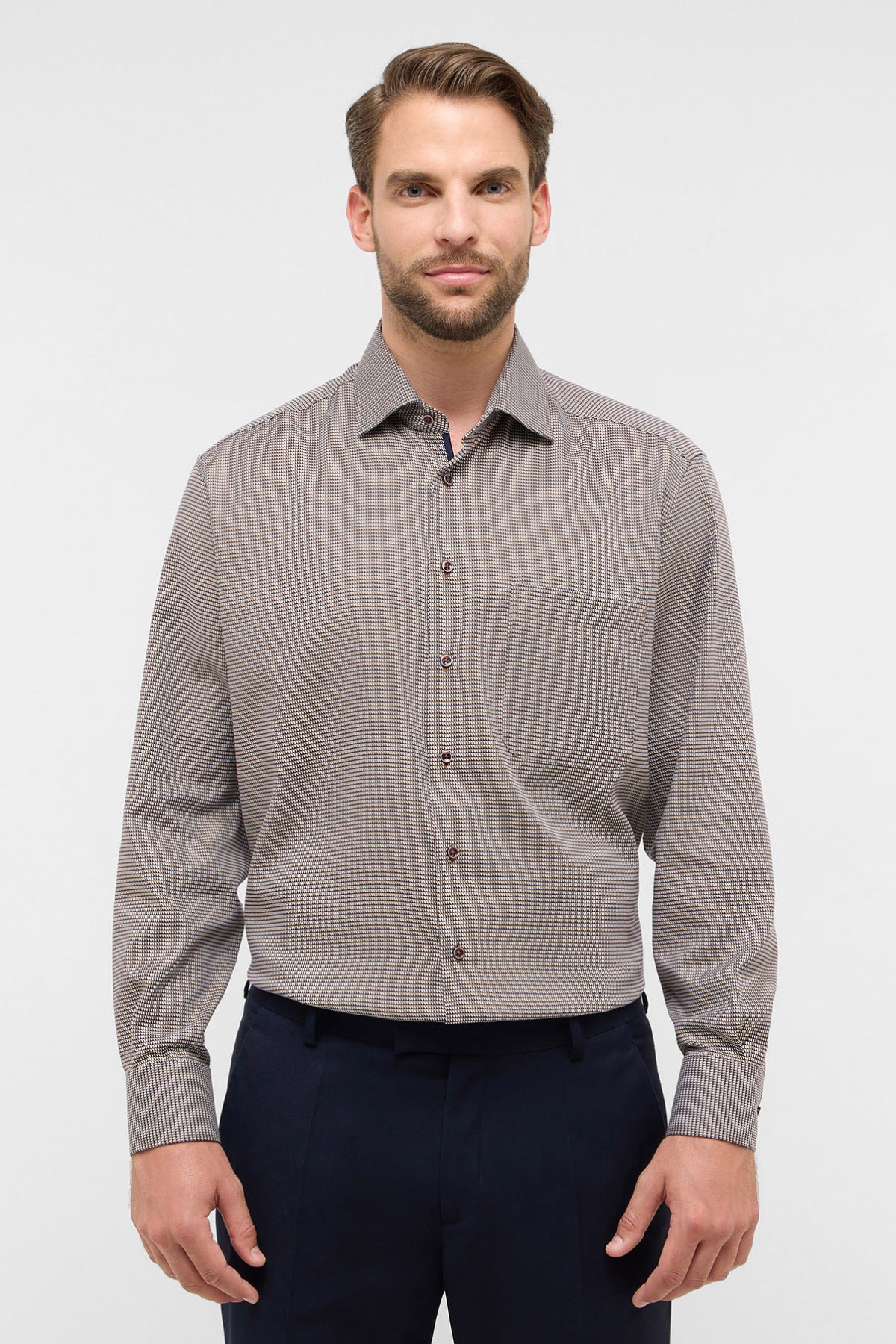 ETERNA Skjorte LS-COMFORT FIT