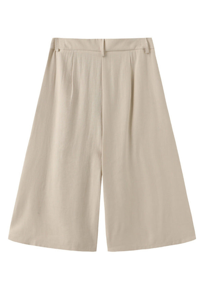 Valgerd - Lange løse shorts med læg