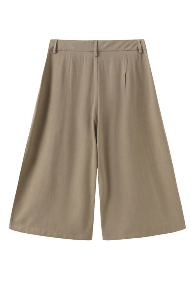 Valgerd - Lange løse shorts med læg