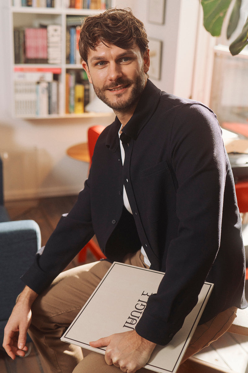 Lorenzo - Overshirt i struktureret materiale