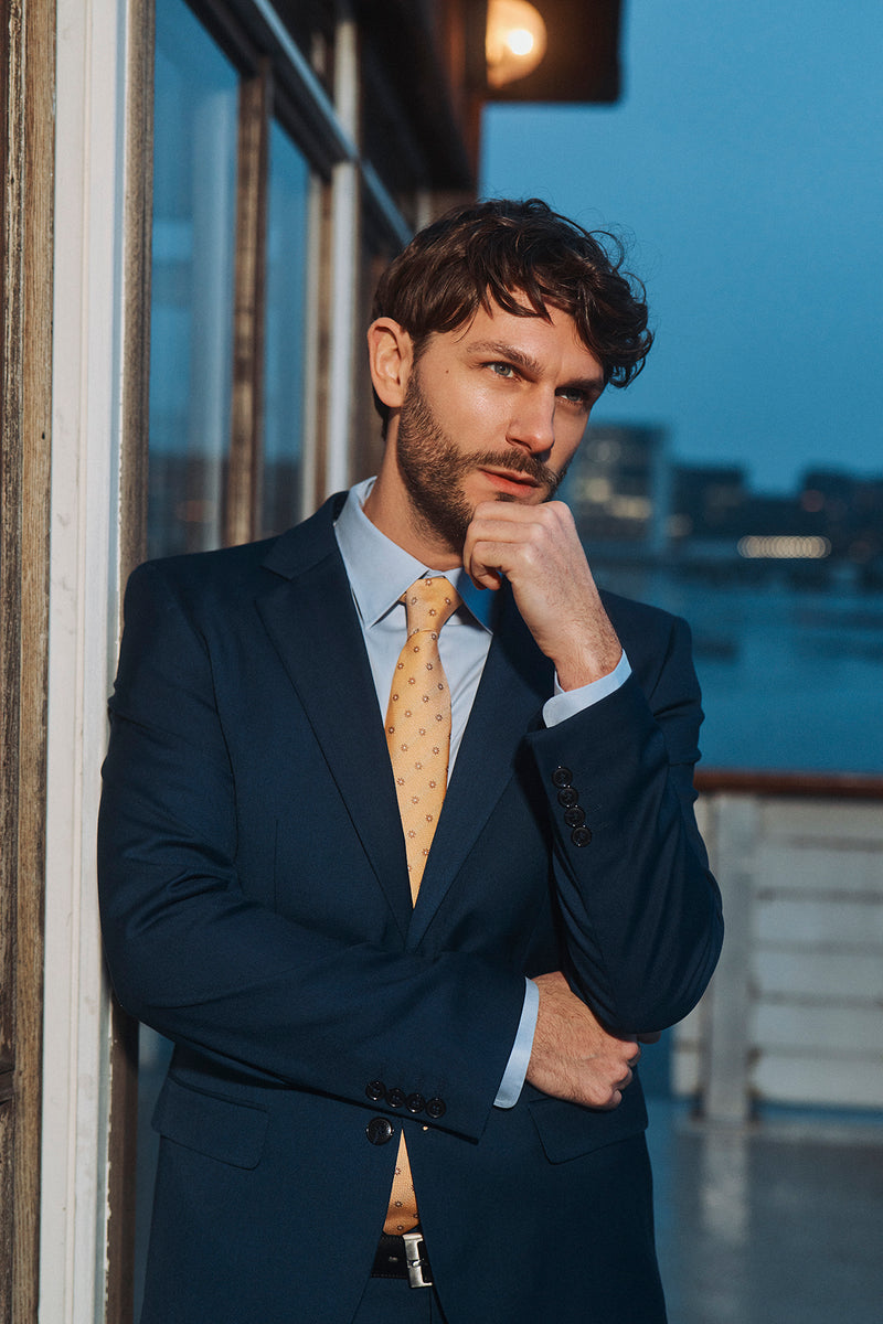 Slips med blomstret mønster