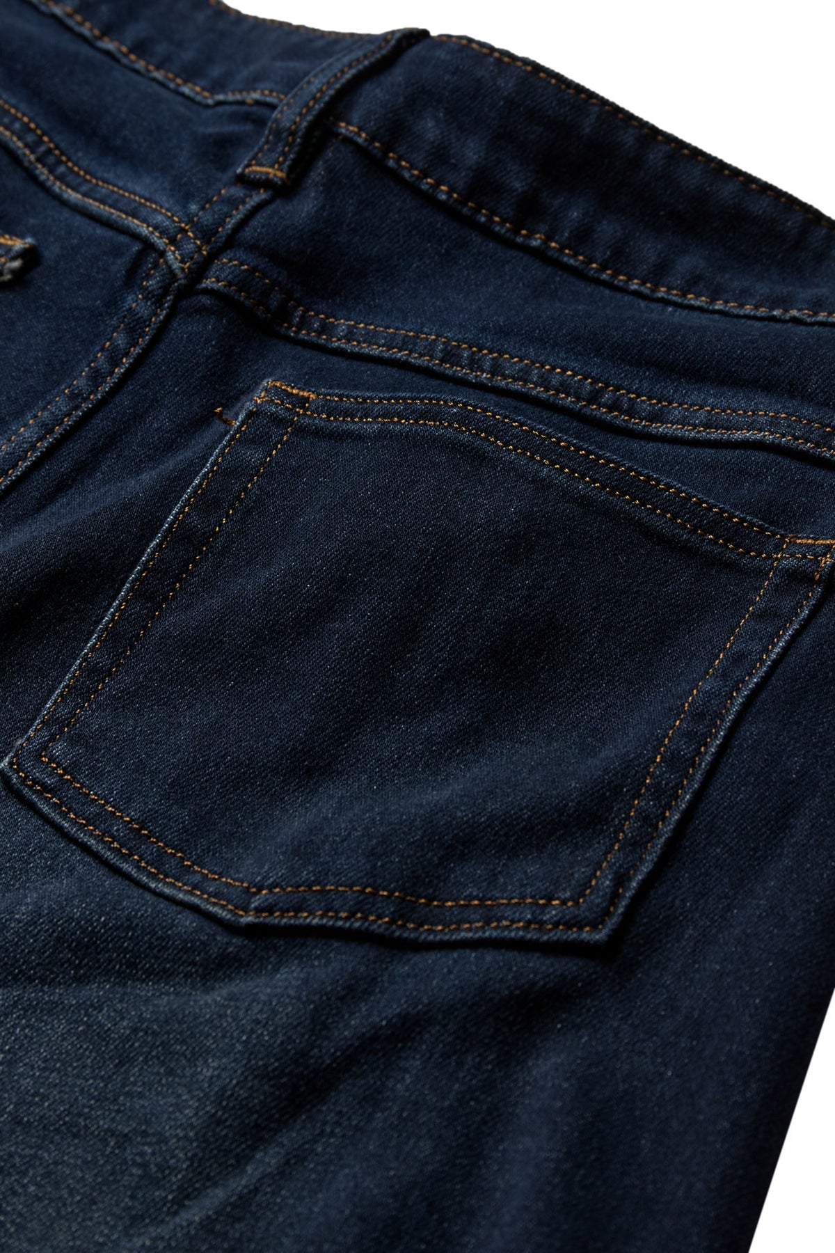 Jeans med vide ben og opsmøg