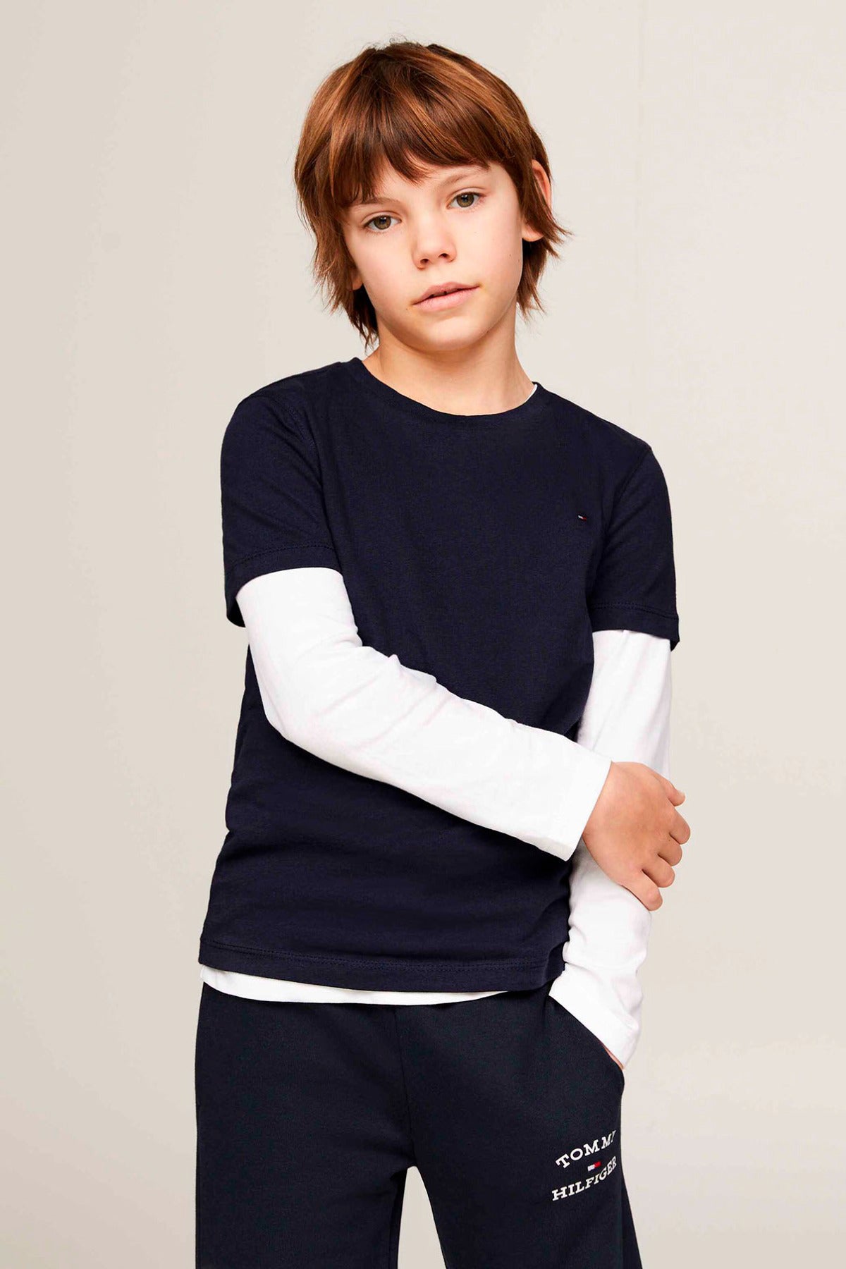 Tommy Hilfiger Boy BOYS BASIC CN KNIT S/S