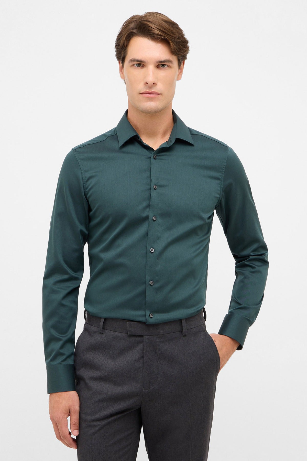 ETERNA Skjorte LS-SLIM FIT