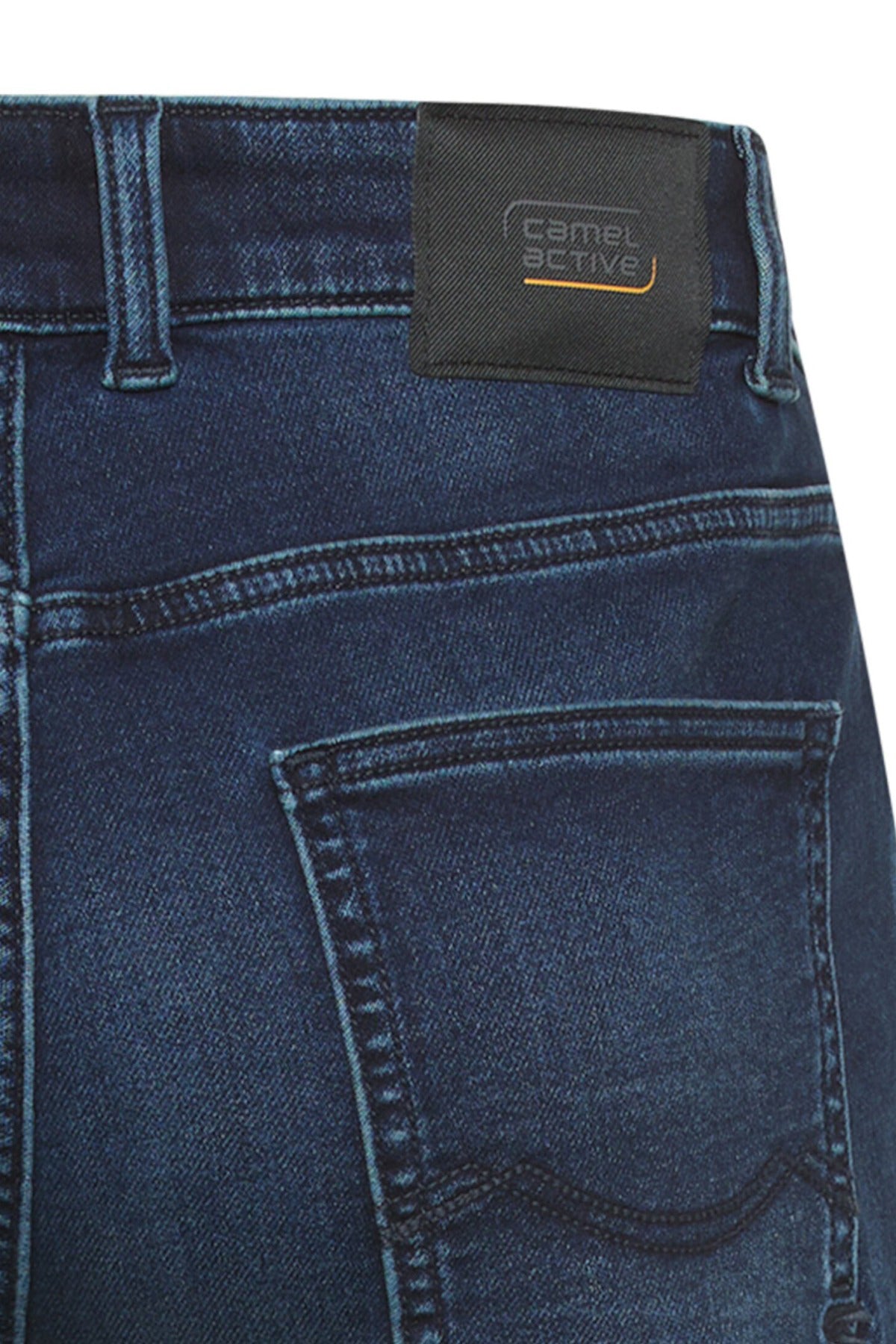 Denim shorts med opsmøg
