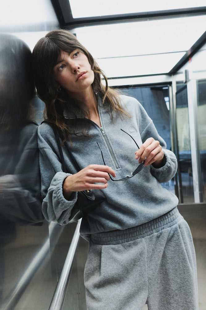 LR-URIELA 2 - Langærmet fleece med half-zip