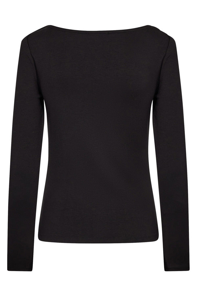 LR-UNICO 1 - Langærmet bluse med drapering
