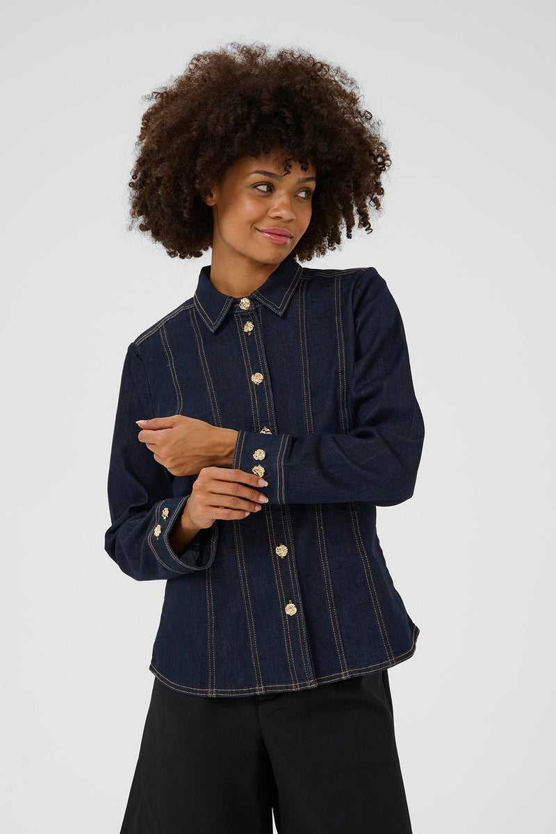Culture CUbobbie Denim Shirt