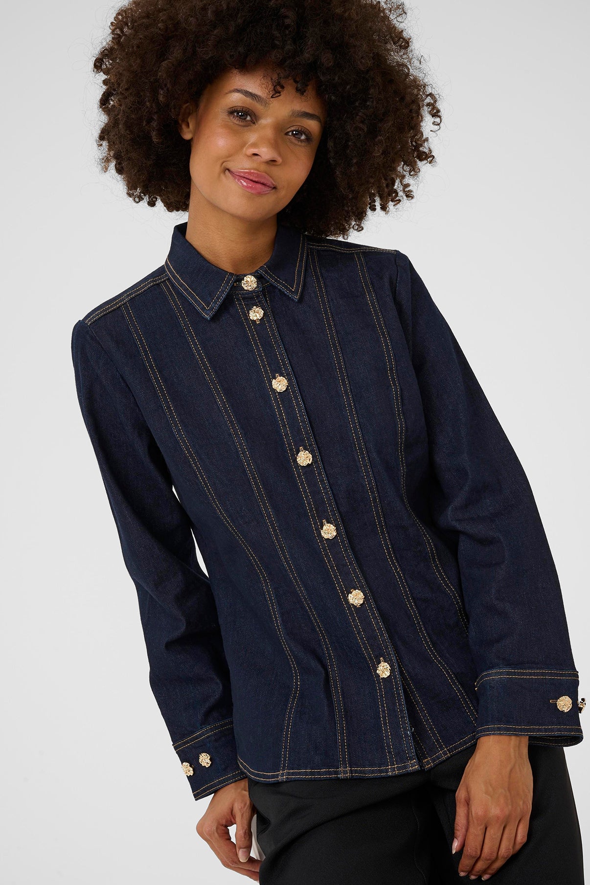 Culture CUbobbie Denim Shirt