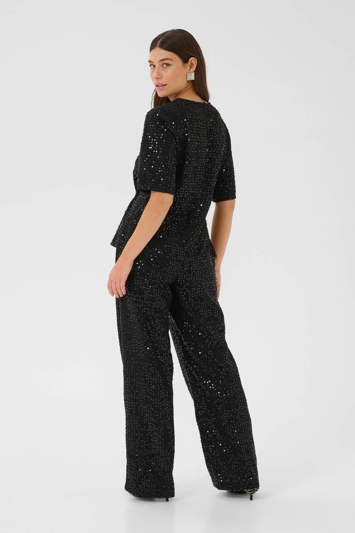 Culture CUtamera Sequin Blouse