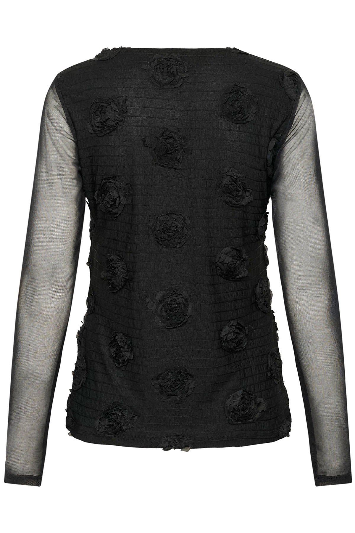 Culture CUmascha Mesh O-neck Blouse