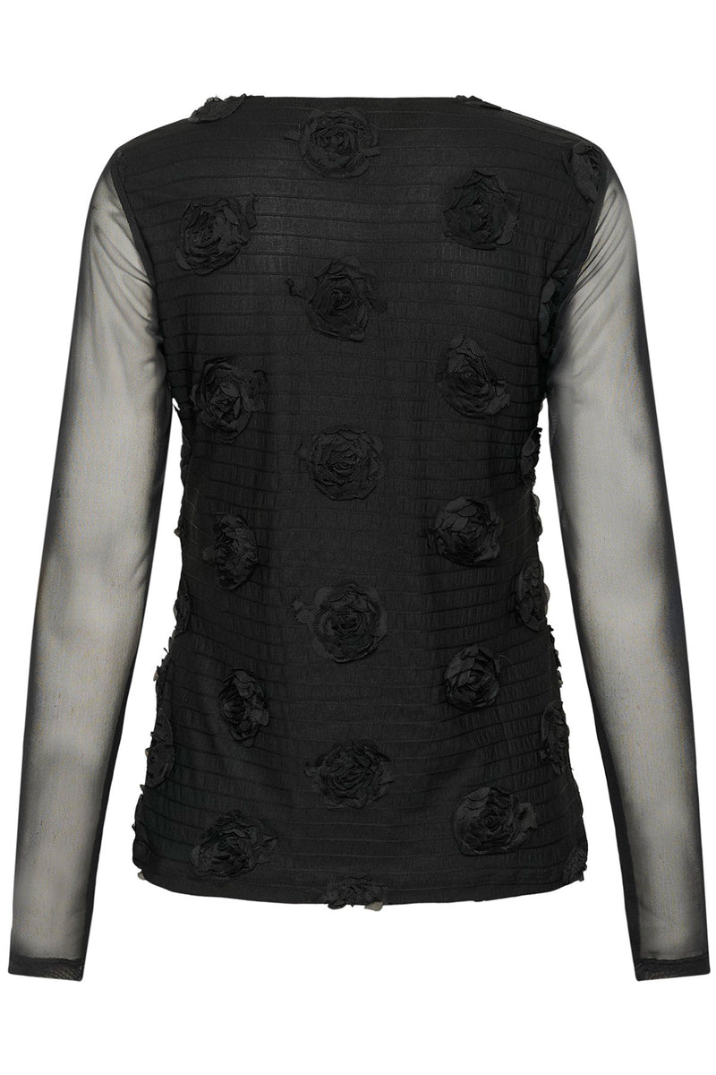 Culture CUmascha Mesh O-neck Blouse