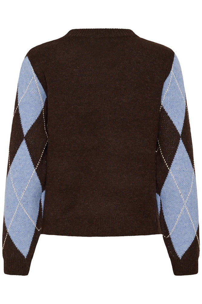CUargyle - Langærmet pullover i uldkvalitet