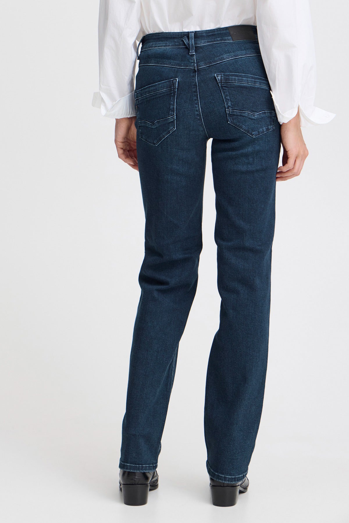 PULZ PZKAROLINA HW Jeans Straight Leg