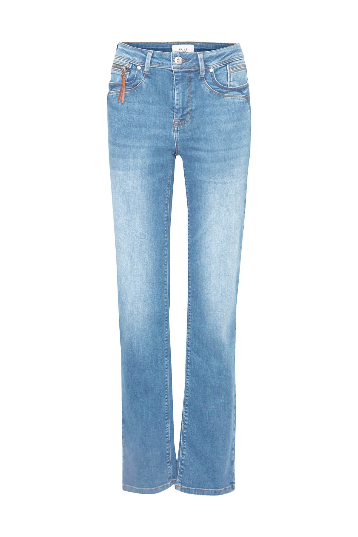 PULZ PZKAROLINA HW Jeans Straight Leg