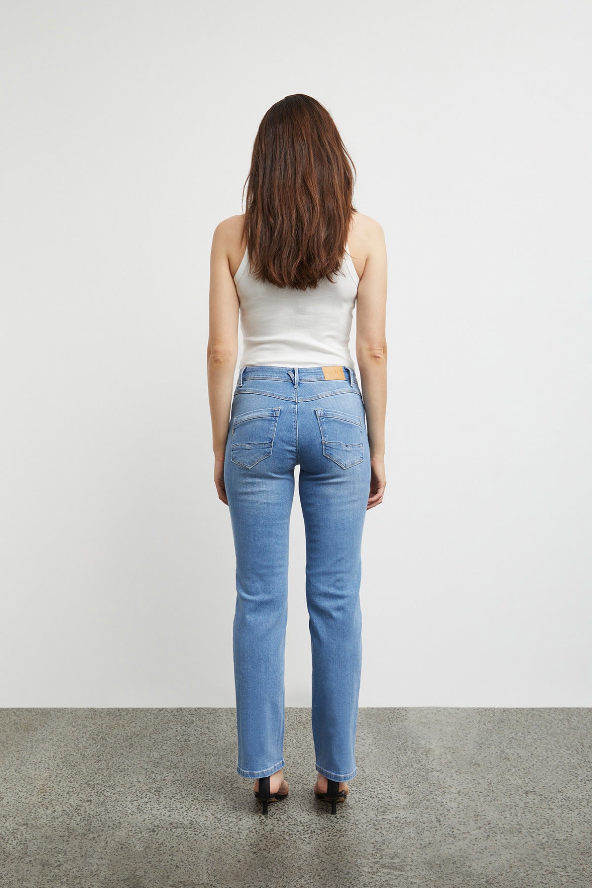 PULZ PZKAROLINA HW Jeans Straight Leg