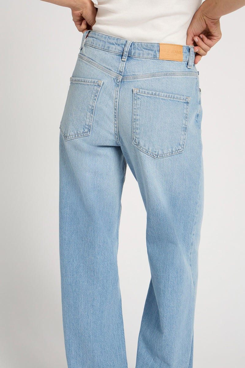 PZVEGA - Ultra højtaljede jeans med brede ben