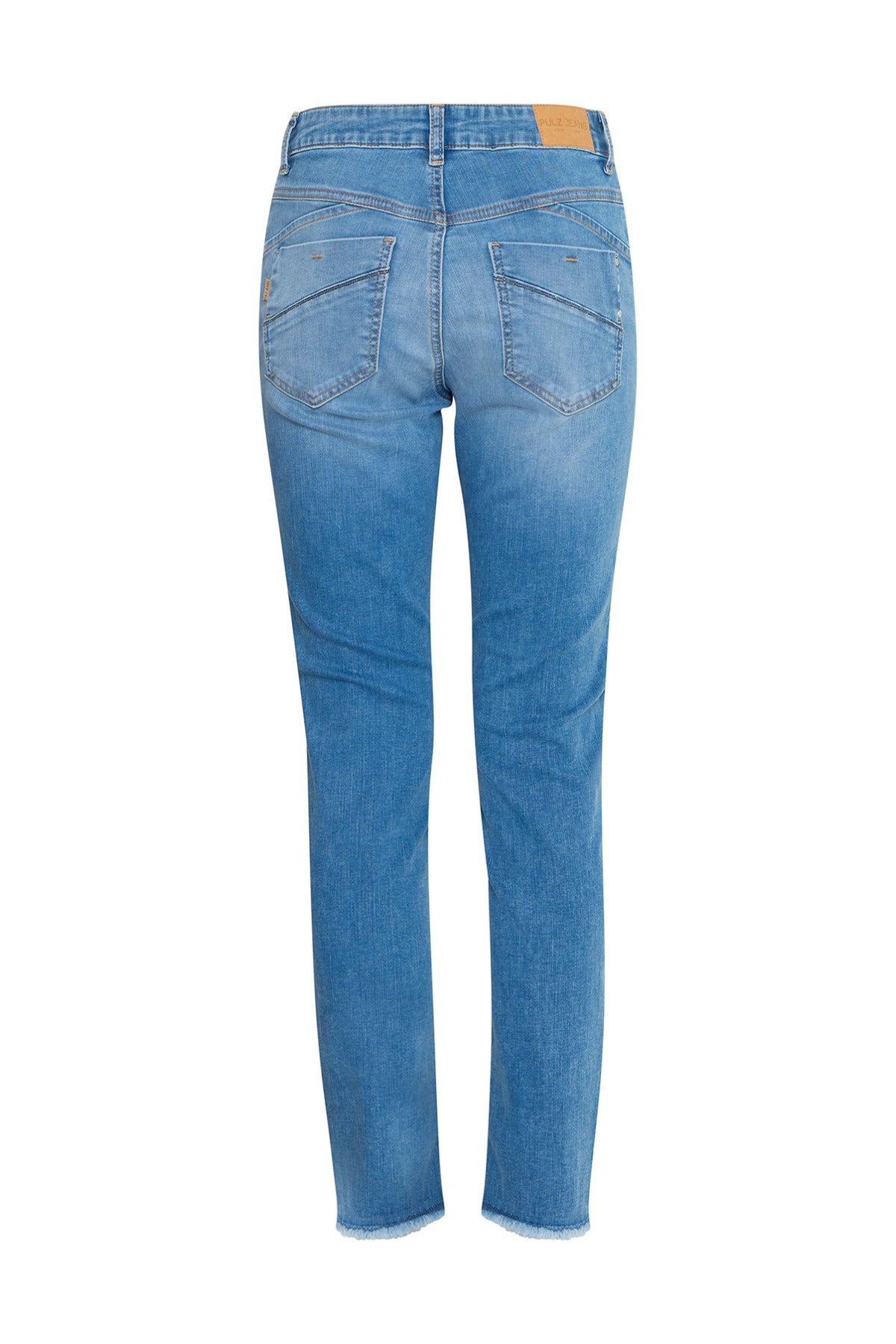 PULZ PZCARMEN EMB. HW Jeans Skinny leg