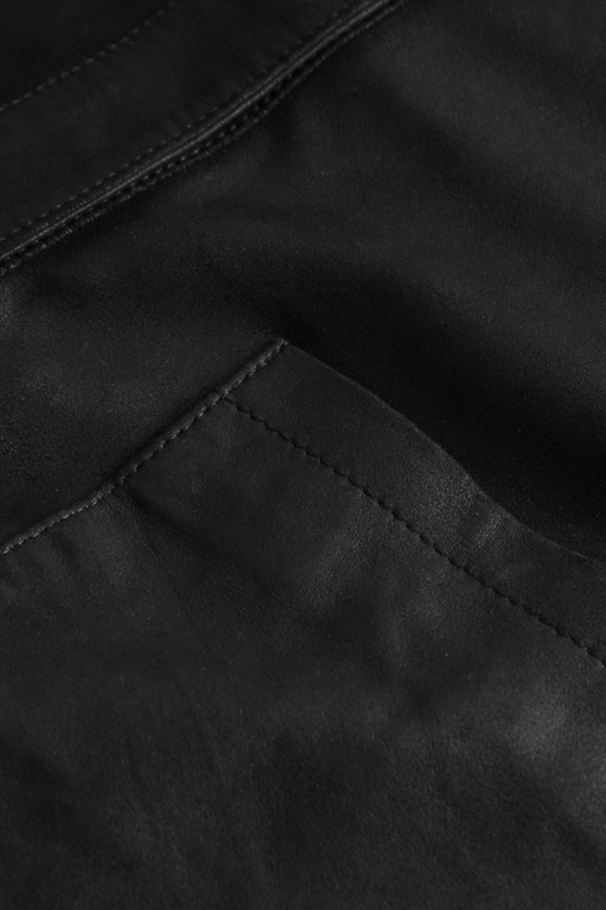 Depeche Sofia oversize læderskjorte