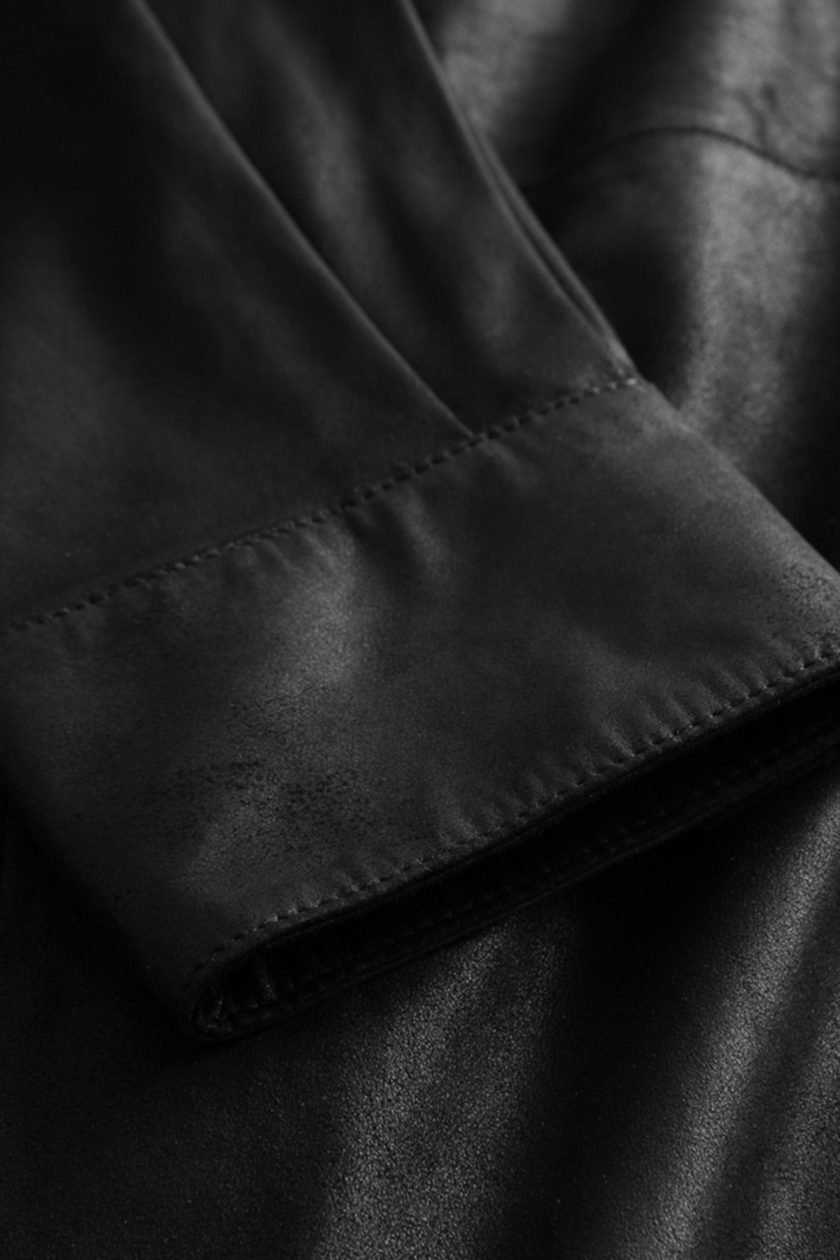 Depeche Sofia oversize læderskjorte