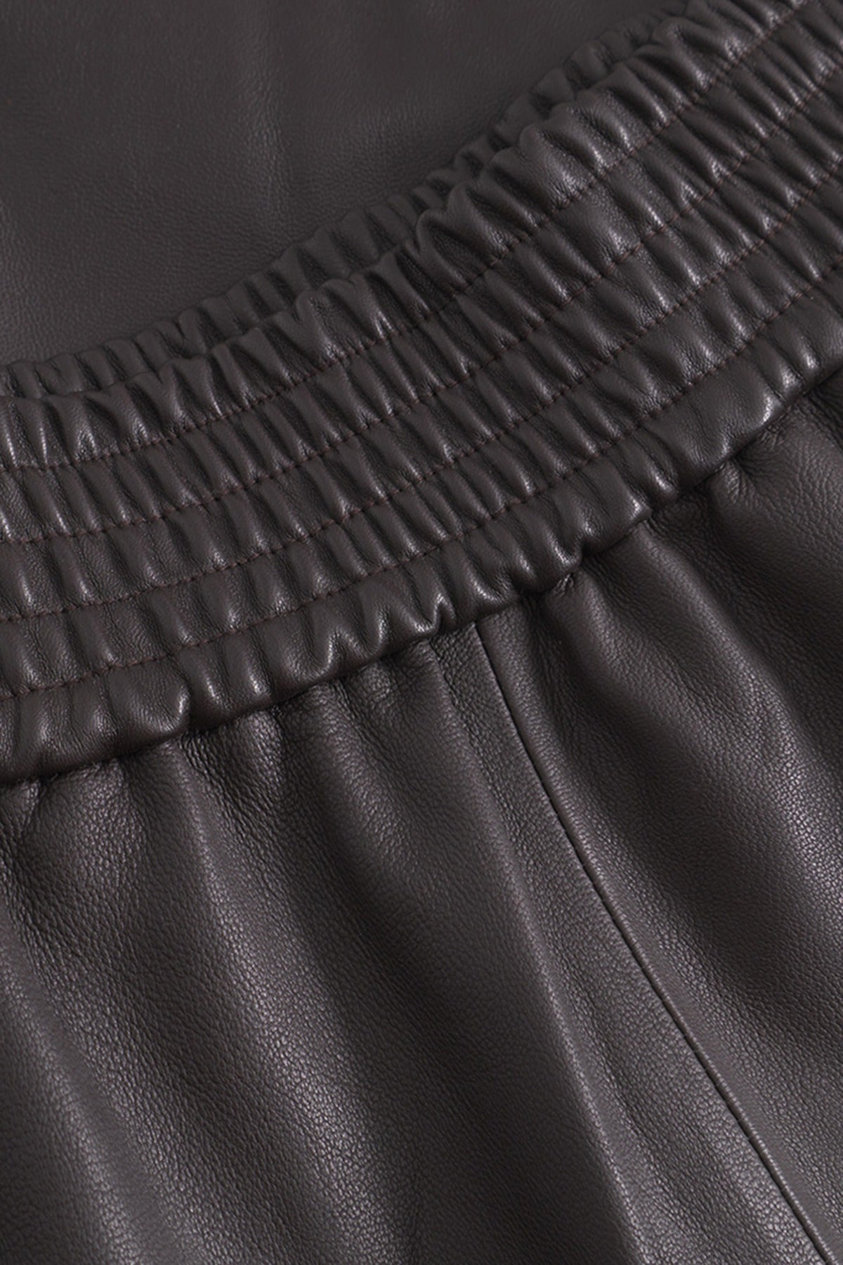 Depeche Evelyn skindnederdel med elastik