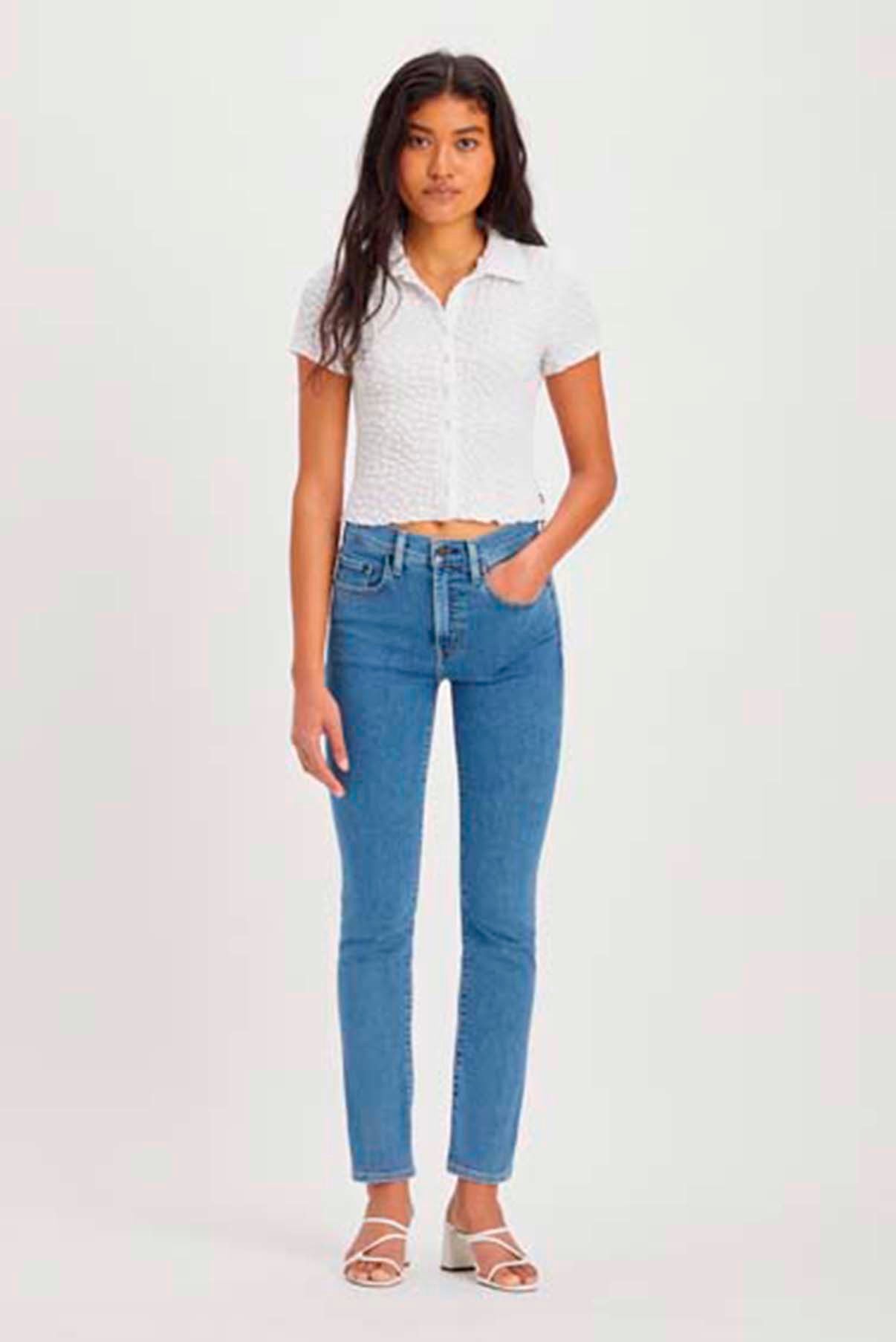 LEVIS Dame Jeans 724 High Rise Straight