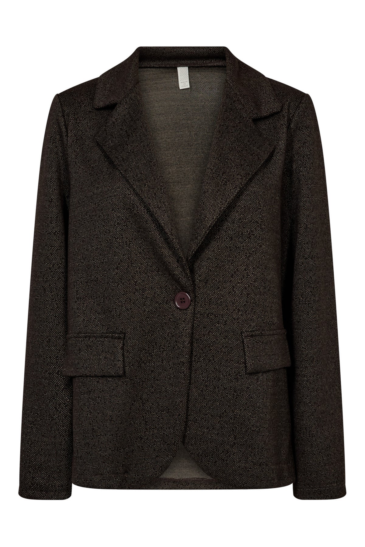 Klassisk blazer med struktur og knaplukning