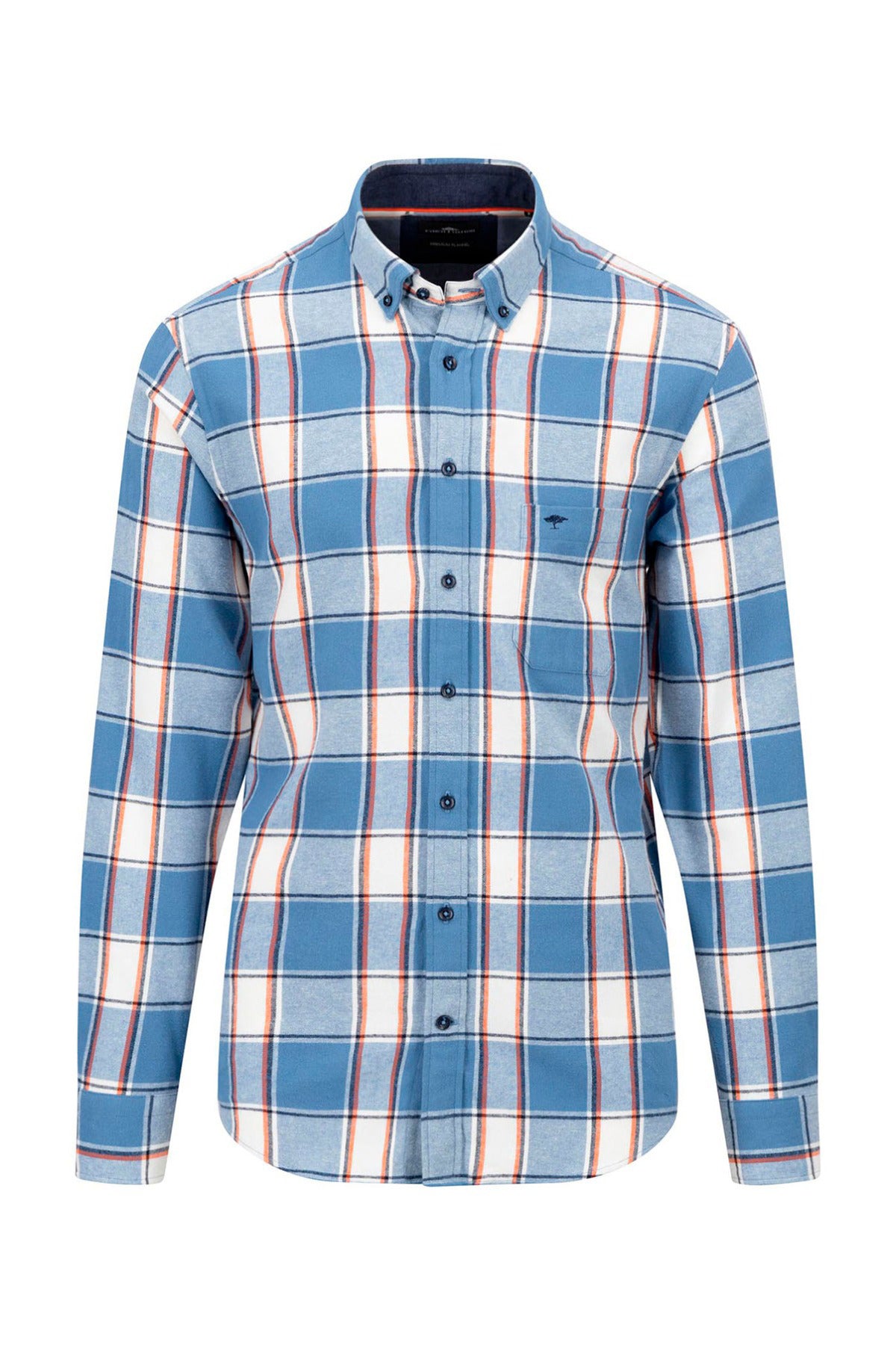 FYNCH-HATTON SKJORTE LS PREMIUM FLANNEL CHECKS