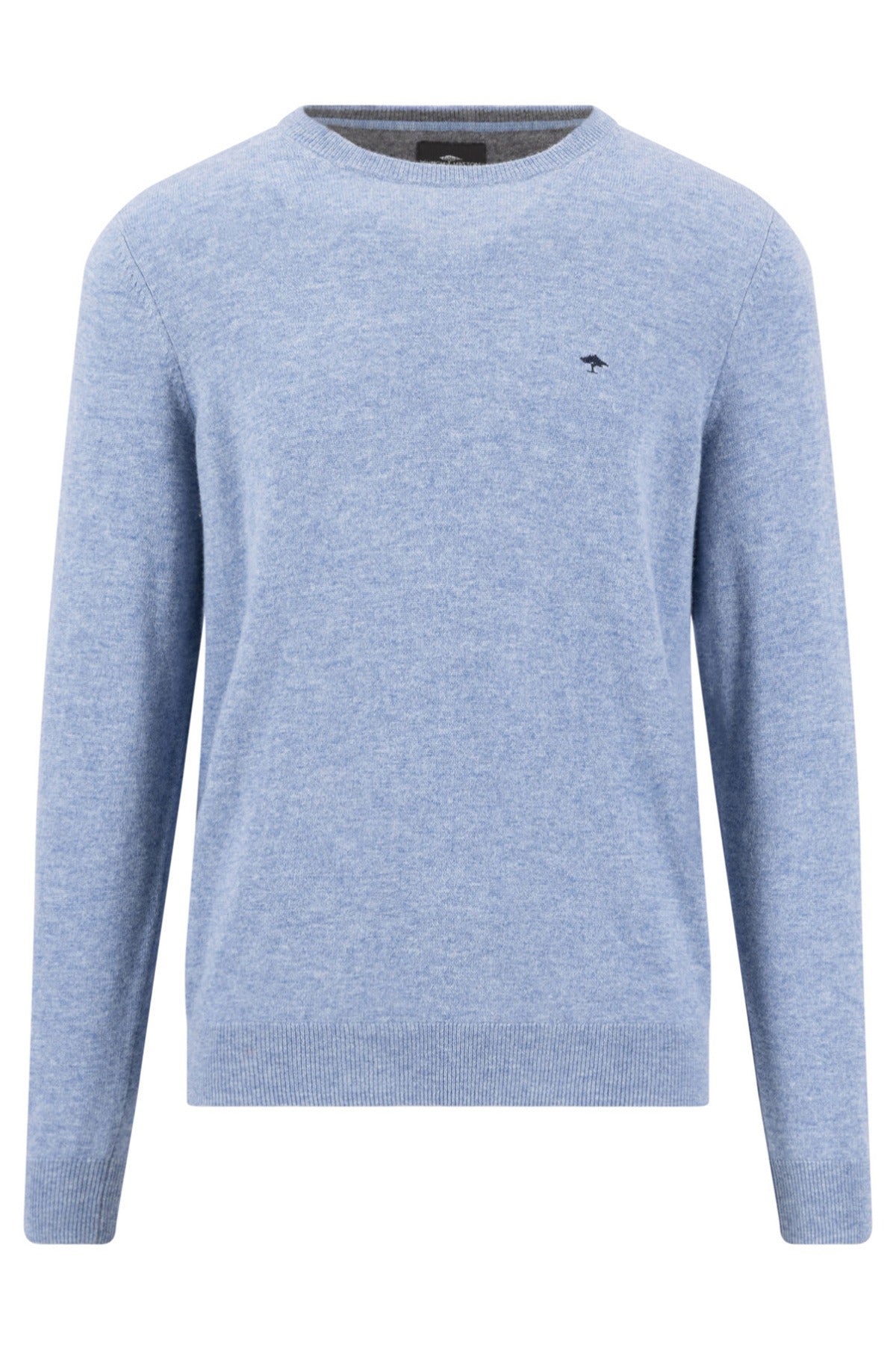 Merino Kashmere strik med rund hals