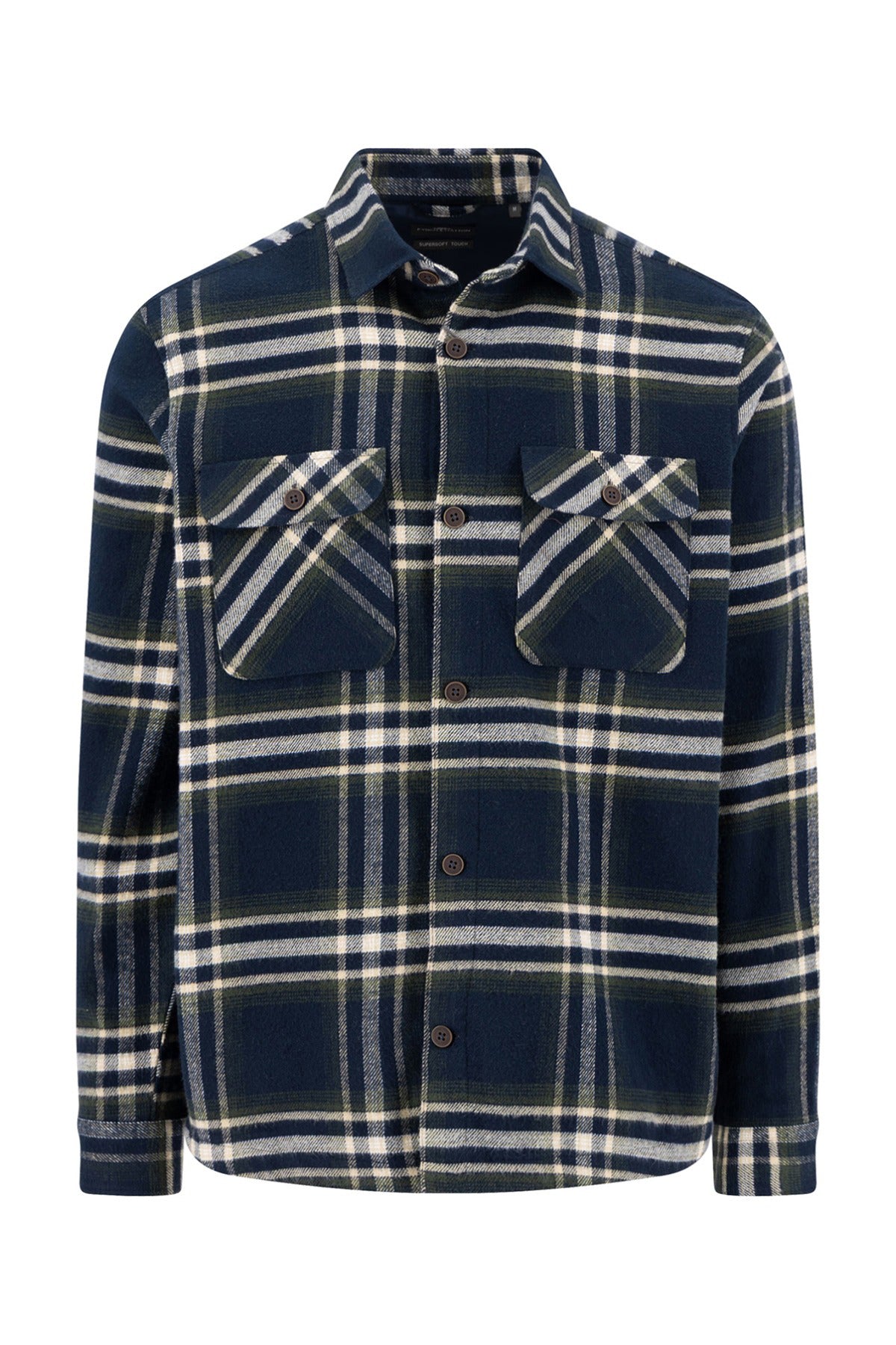 FYNCH-HATTON Heavy Flannel Overshirt