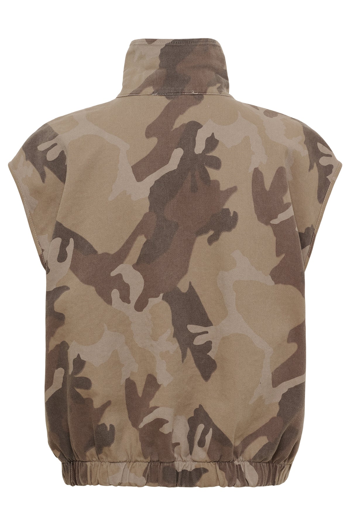 MdcSilver - Camo vest med lynlås