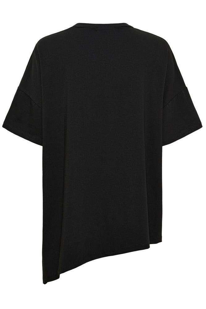 MdcAzure - T-shirt med skrå afslutning