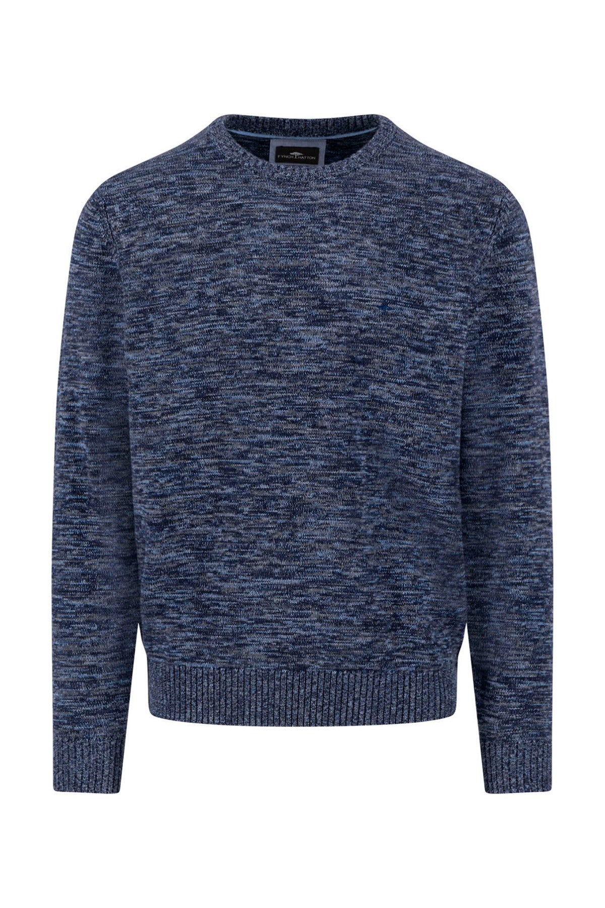 FYNCH-HATTON O-Neck, twisted mouliné