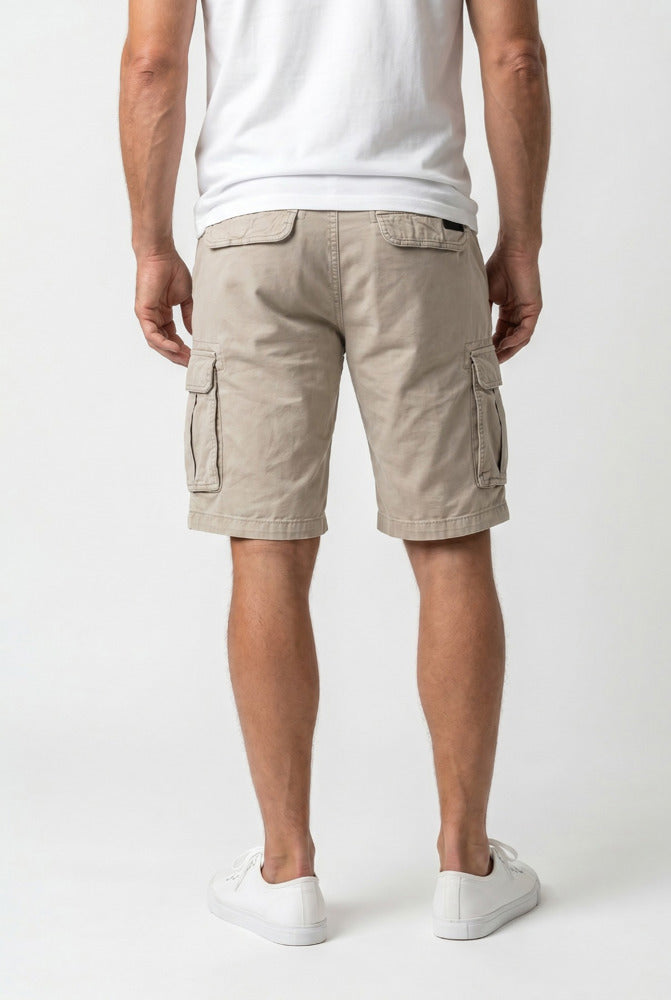 INMonroe - Cargo shorts med bælte og sidelommer