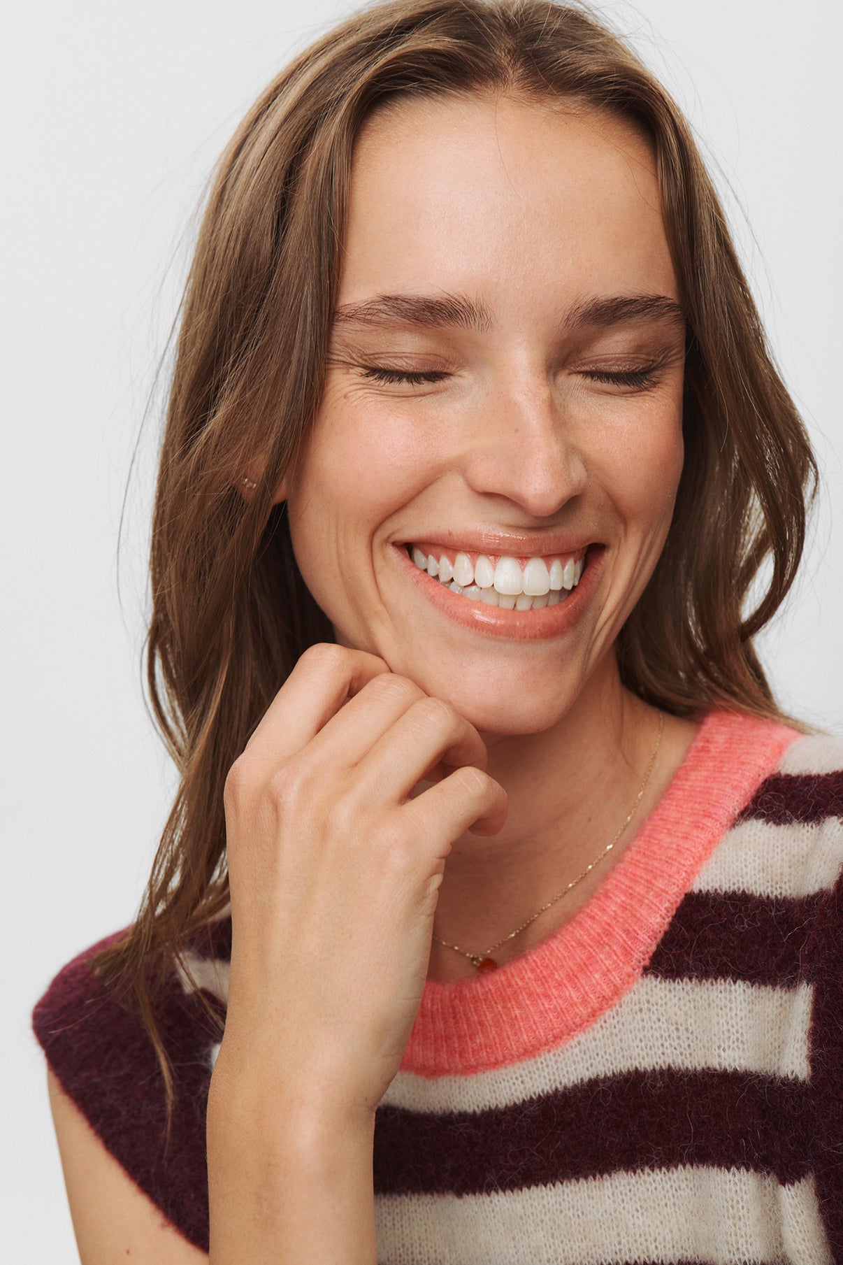 NÜMPH NUCIARA RIETTE STRIPE VEST