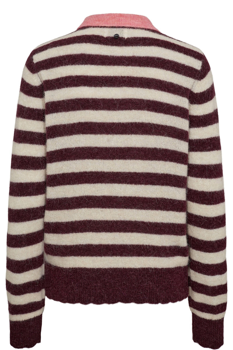NÜMPH NUCIARA RIETTE STRIPE PULLOVER