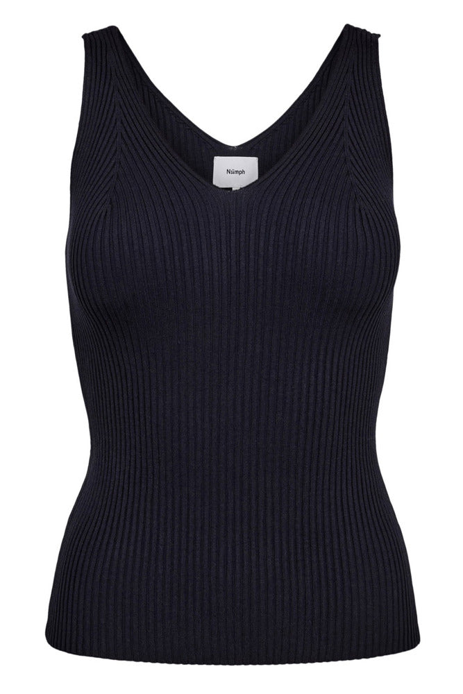 NUCERYS - Cropped top med ribstruktur