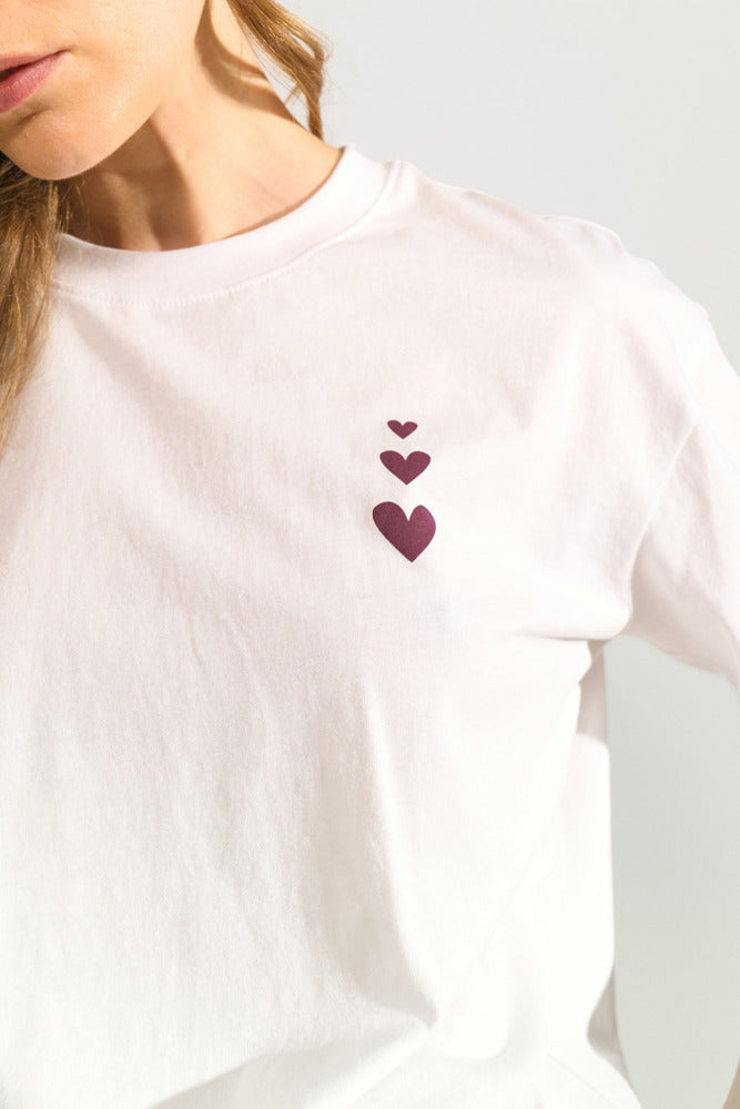NUANYKA - Oversized t-shirt med grafisk rygprint