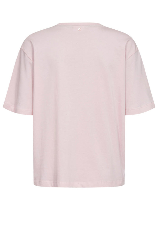NUTENIA - Boxy t-shirt med broderede naturmotiver