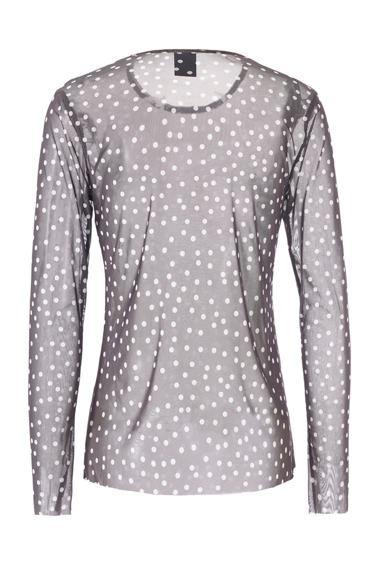 One Two Luxzuz Sigborg Dot Mesh T-shirt