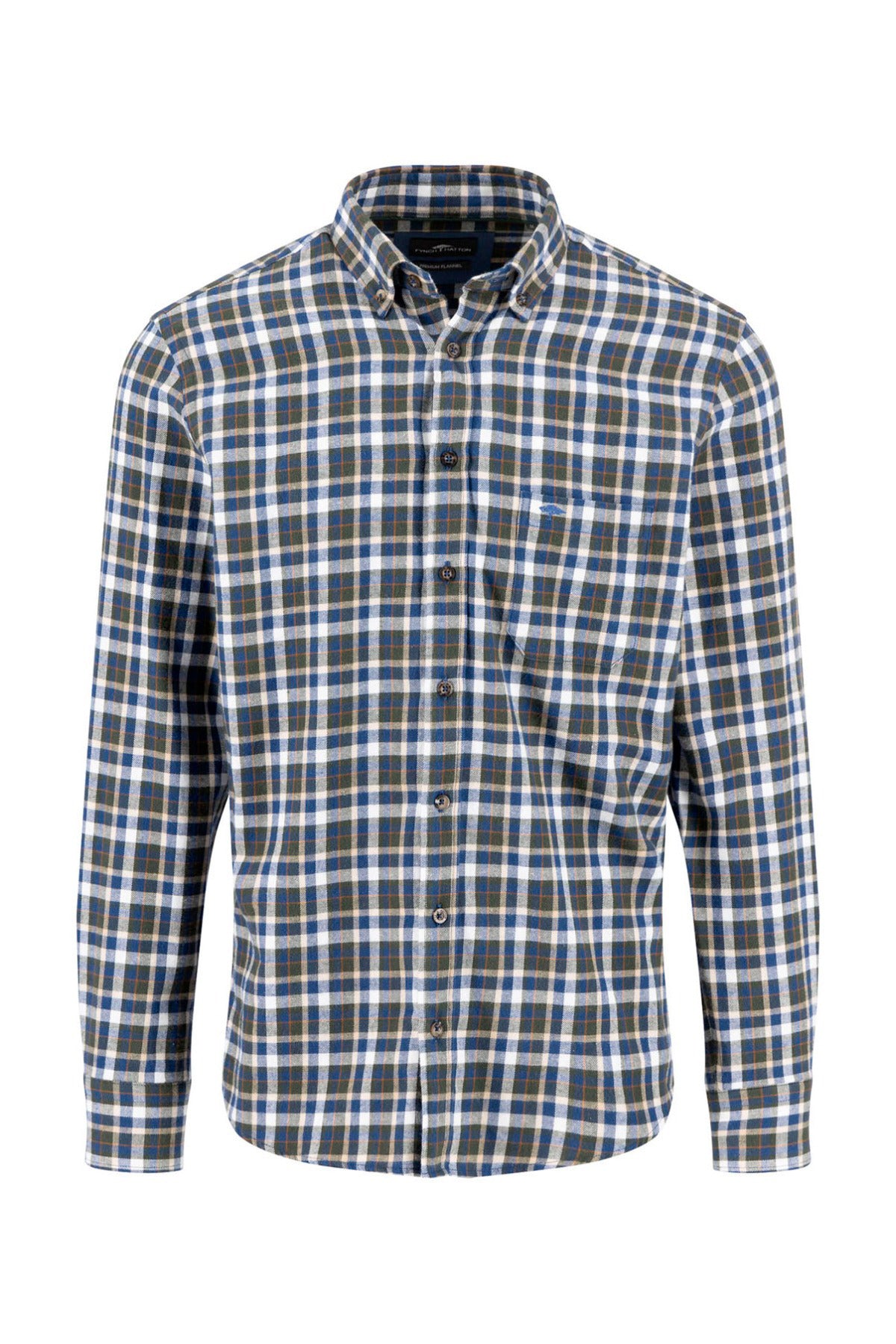 FYNCH-HATTON Premium Flannel Check, B.D., 1/1
