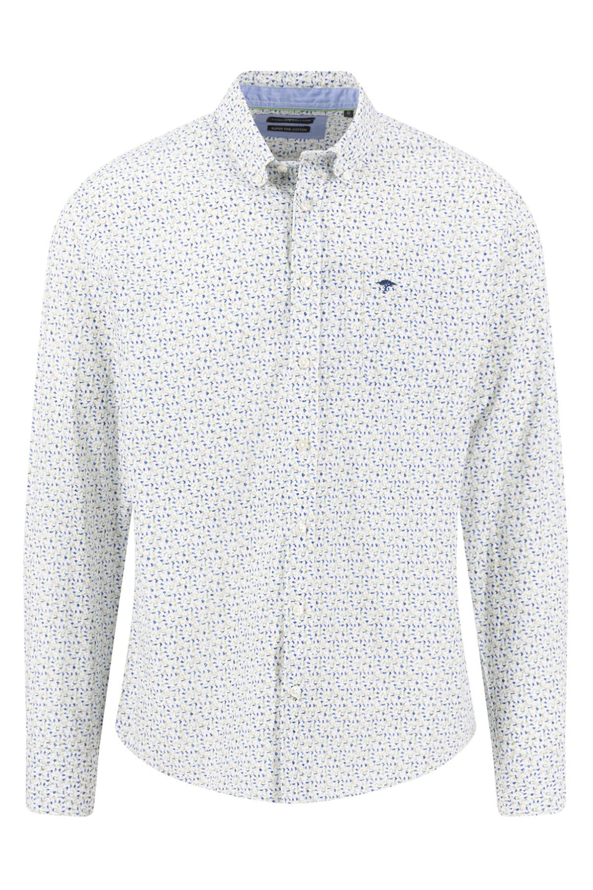 Mønstret skjorte med sommerprint