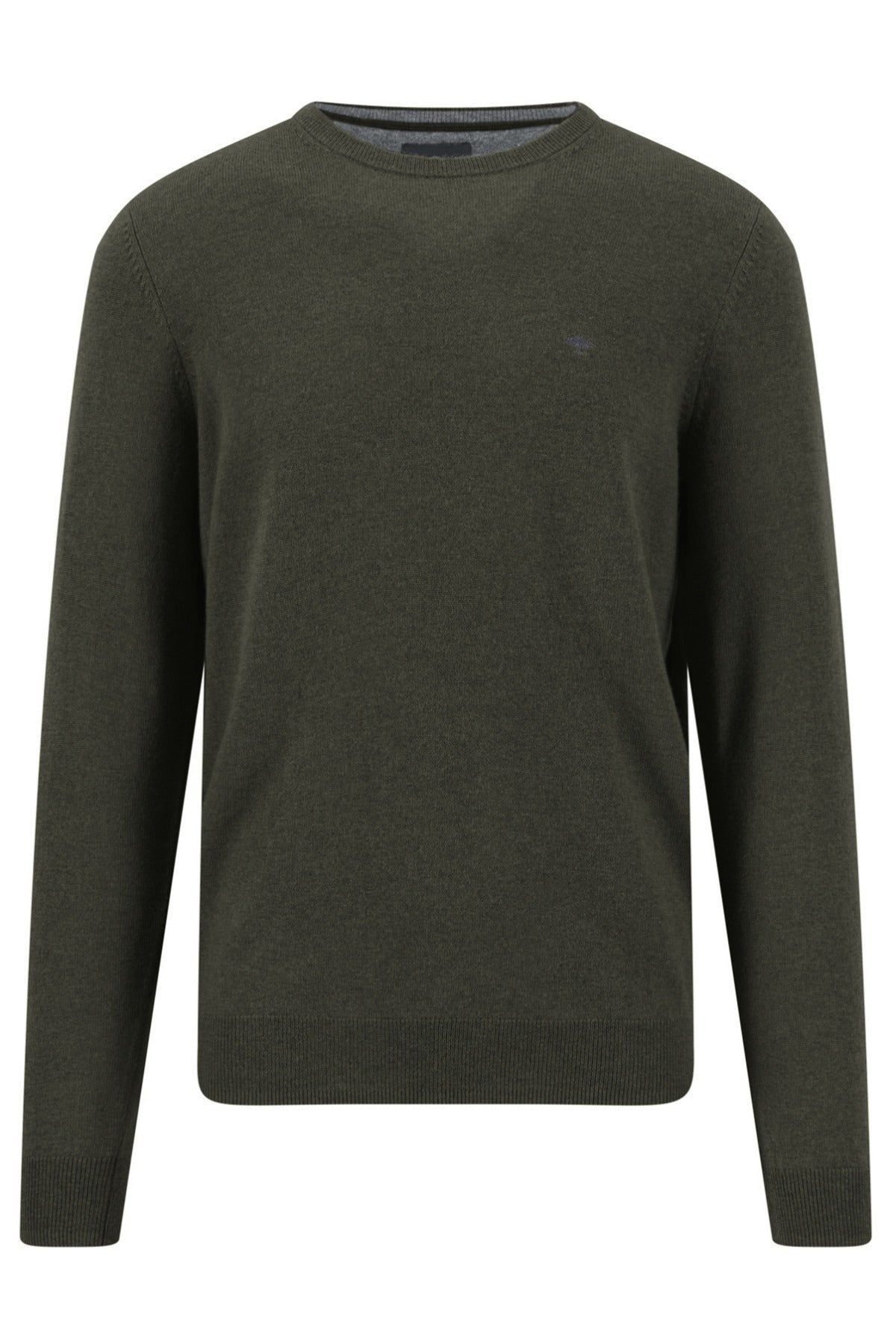 Merino Cashmere strik med rund hals