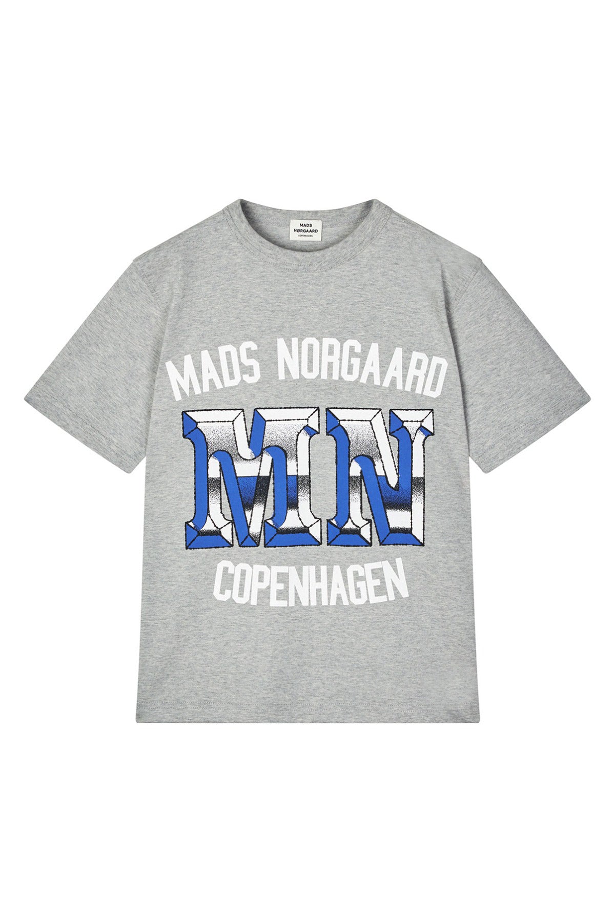 MADS NØRGAARD T-SHIRT THEO PRINTED