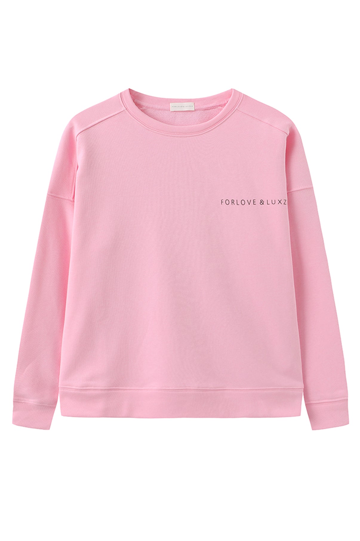 Lovelux - Blød sweatshirt med tekst